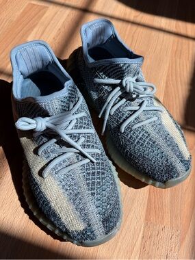 Adidas Yeezy Boost 350 V2 Womens/Men Blue Gray Running Shoes